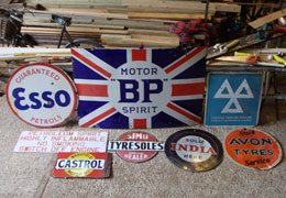 Classic motoring signs card3-450