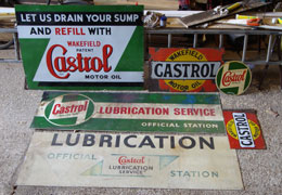 Vintage motoring signs card3-452