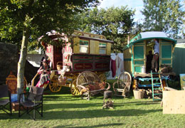 Heritage gypsy caravan display card4-446