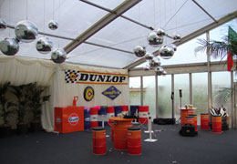 Motor racing themed event card3-065