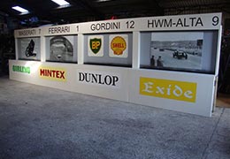 Postwar Motor racing pits